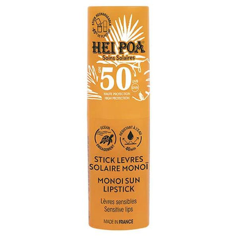 Hei Poa Sonnenschutz-Lippenstift Monoï LSF 50 (4 g)