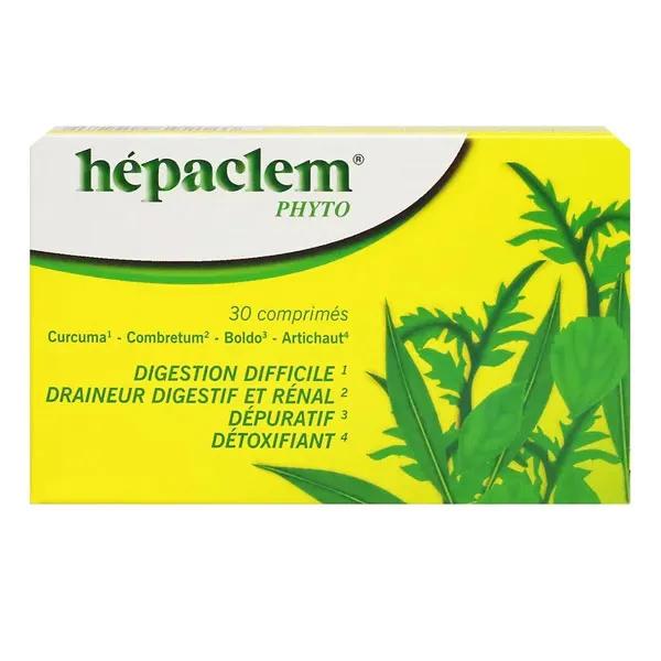 Hepaclem Phyto 30 comprimés