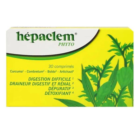 Hepaclem Phyto 30 comprimés