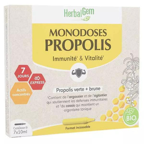 Herbalgem Propolis Bio 7 Ampullen