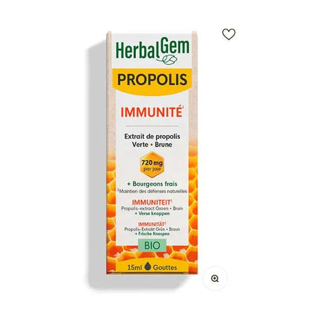 Herbalgem Propolis Large Spectre Gorge Goutte Bio 15ml