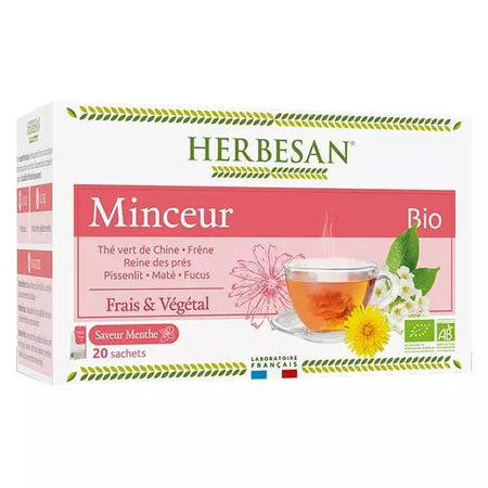 Herbesan Bio Infusion Minceur Saveur Menthe n°6 - 20 sachets