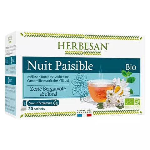 Herbesan Bio Infusion Entspannung Bergamotte-Geschmack Nr. 8 - 20 Beutel