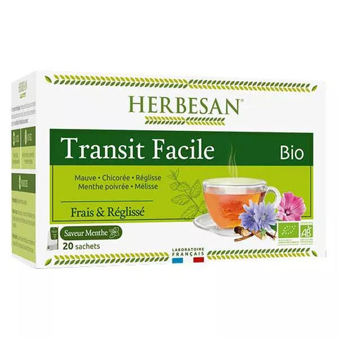Herbesan Bio Infusion Transit Leicht Minzgeschmack Nr. 2 20 Beutel
