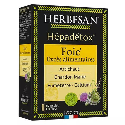 Herbesan Hépadétox 30 Kapseln