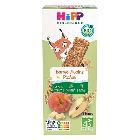 Hipp Barres Avoine Pêches (5 x 20 g)