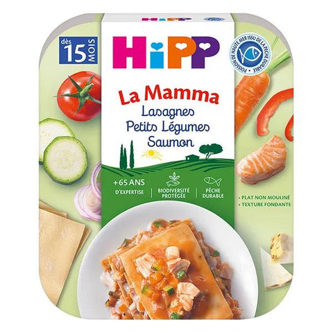 Hipp Salmon and Vegetable Lasagne from 15 Months 250g