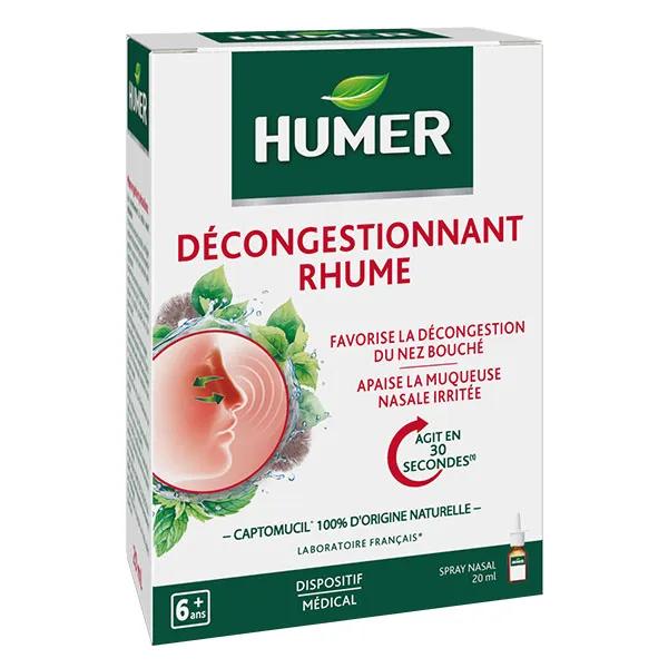 Humer Décongestionnant Rhume dès 12 ans Spray Nasal 20ml