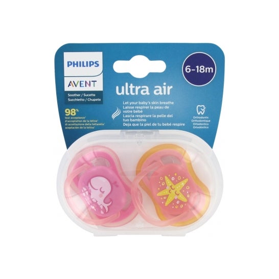 Philips Avent Ult Air Bal étoile 6-18M (2 pièces)