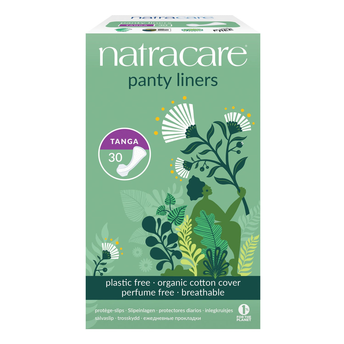 Natracare protège-slip tanga (30 pièces)