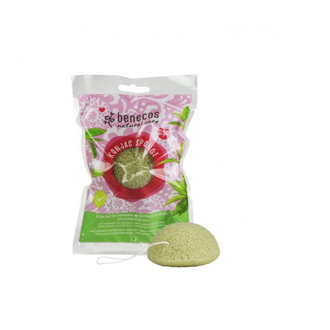 Benecos Konjac Schwamm Grüner Tee 1 Stück