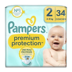Pampers Premium Protection Taille 2 4-8kg 34 Unités