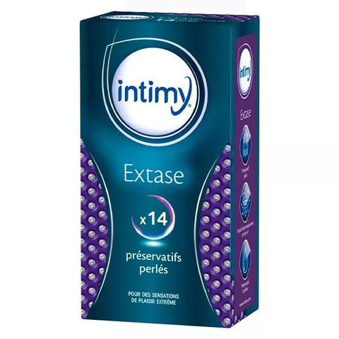 Intimy Bien-être sexuel Extase 14 préservatifs lubrifiés