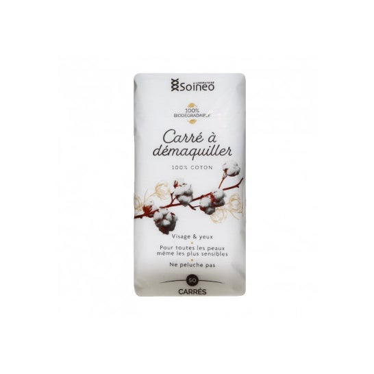Soineo Carré de coton à démaquiller (50 pièces)