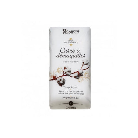 Soineo Carré de coton à démaquiller (50 pièces)