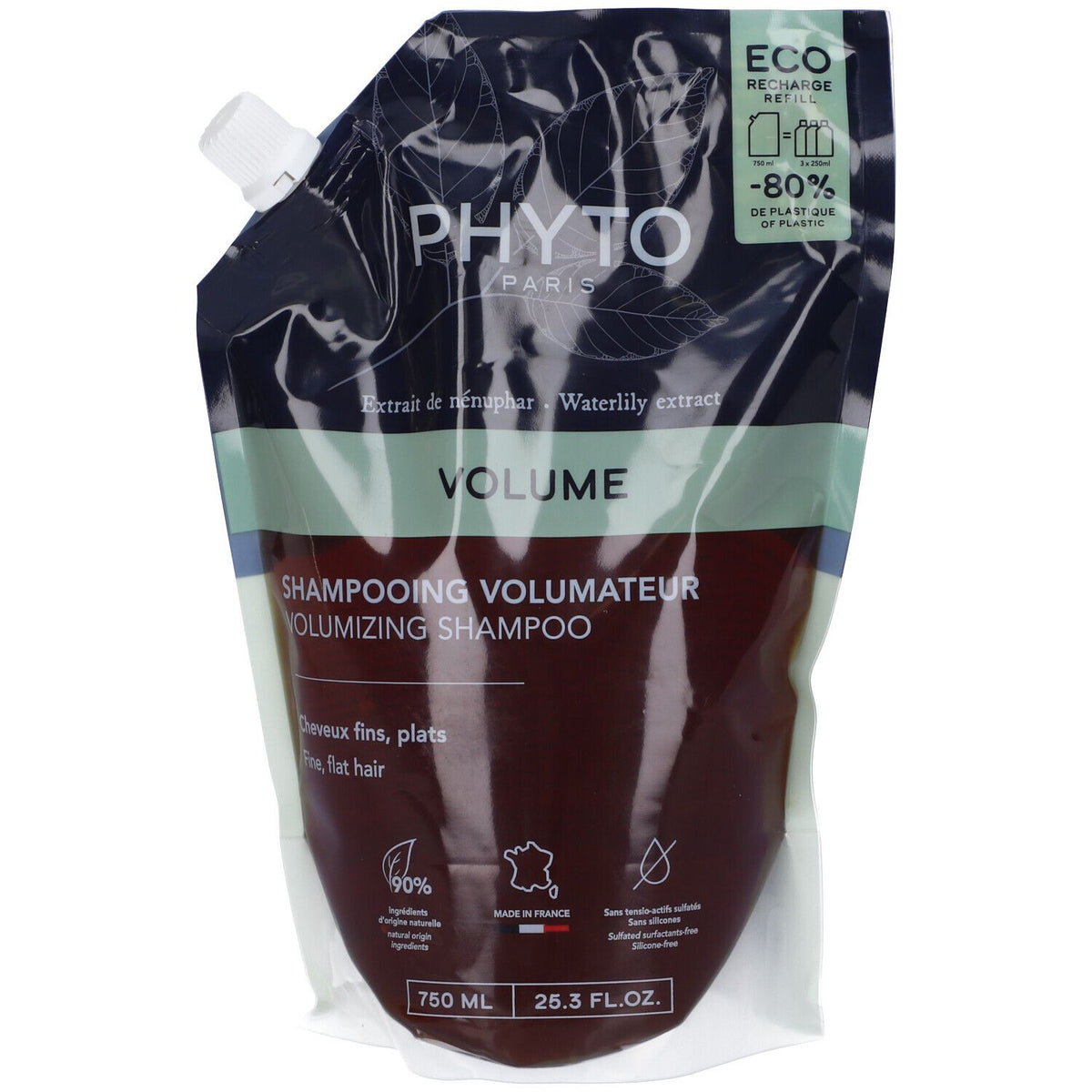 Phyto Volume shampoing volume éco-recharge (750 ml)