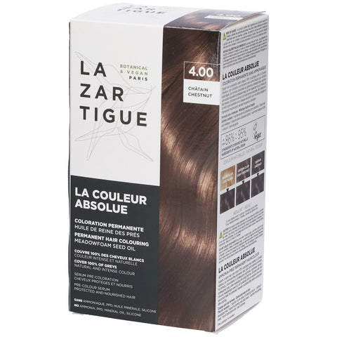 Lazartigue Couleur Absolue Chocolate Brown Hair Color 4.00