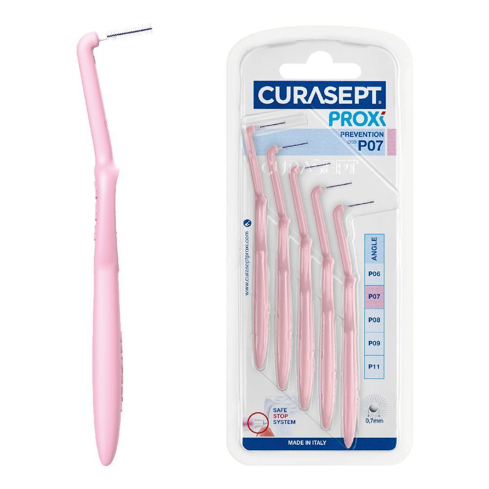 Curasept Proxi angle P07 rose (5 pièces)