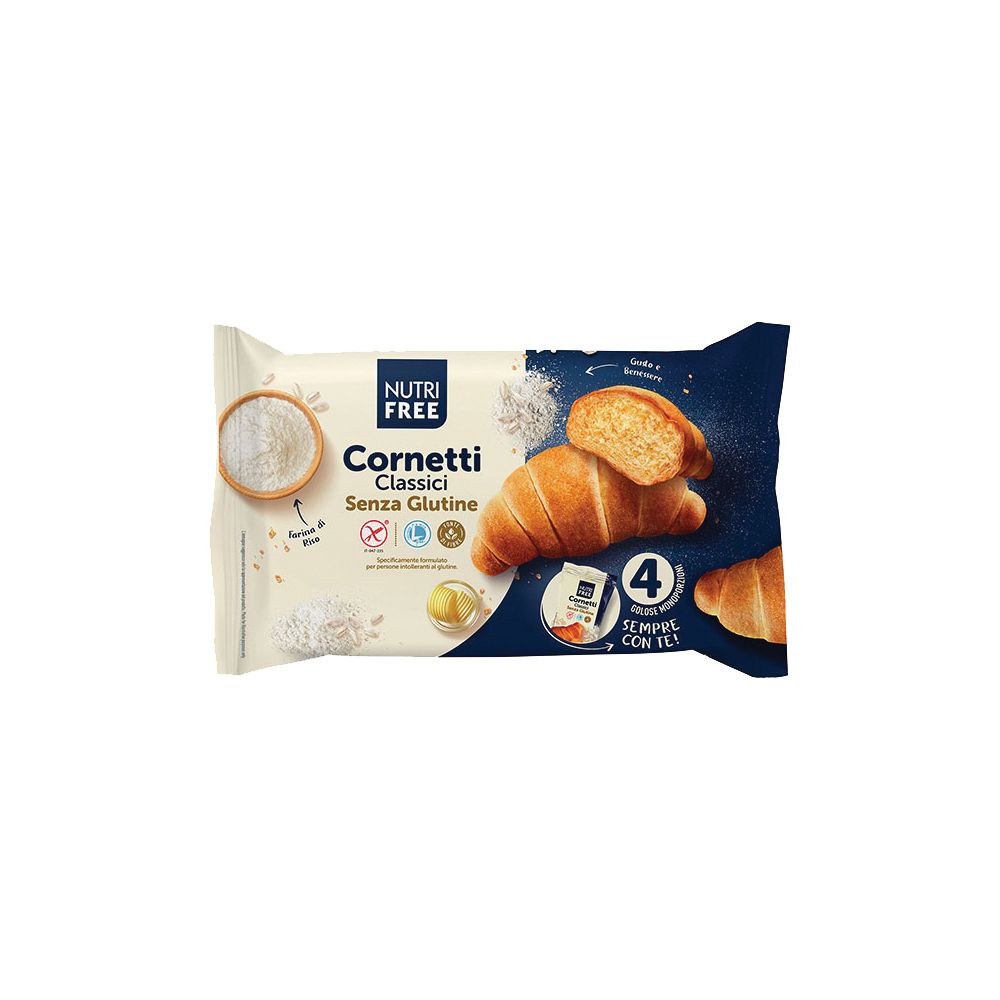 Nutri Free Croissants Cornetti Classici sans gluten (4 x 50 g)
