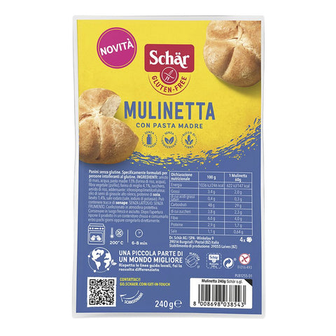 Schär petits pains Kaiser sans gluten (4x60 g)