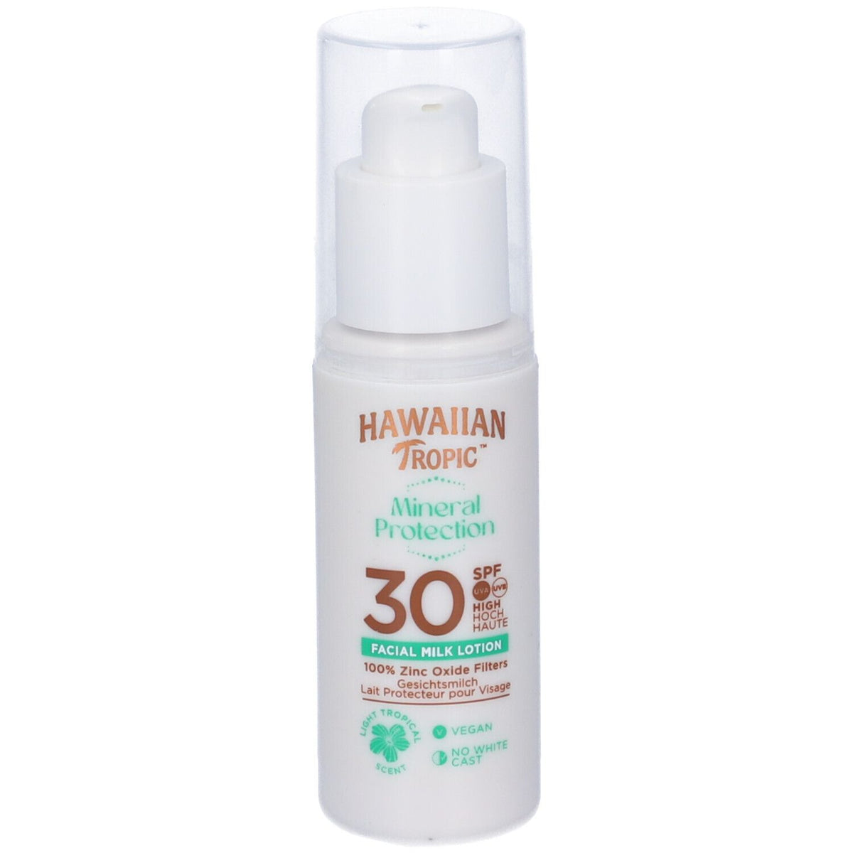 Hawaiian Tropic Lait protecteur minéral visage SPF30 (50 ml)