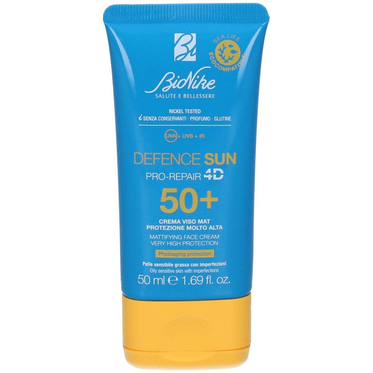DEFENCE SUN 50+ crème visage mat (50 ml)