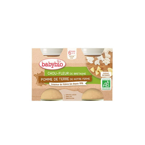 Babybio Gemüse-Brei Blumenkohl Kartoffel +6m Bio 2 x 130g