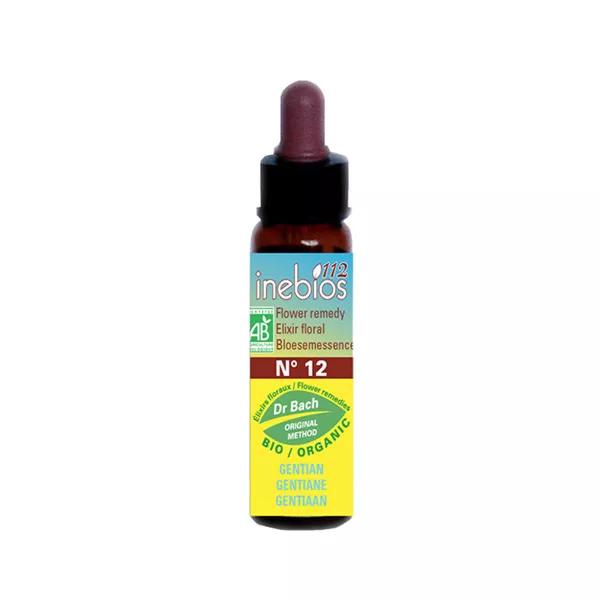 Inebios Fleur de Bach n°12 Gentian - Gentiane Bio 10ml