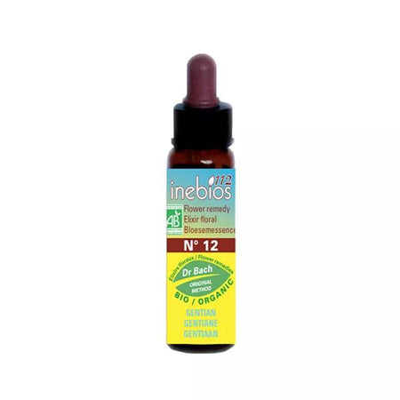 Inebios Fleur de Bach n°12 Gentian - Gentiane Bio 10ml