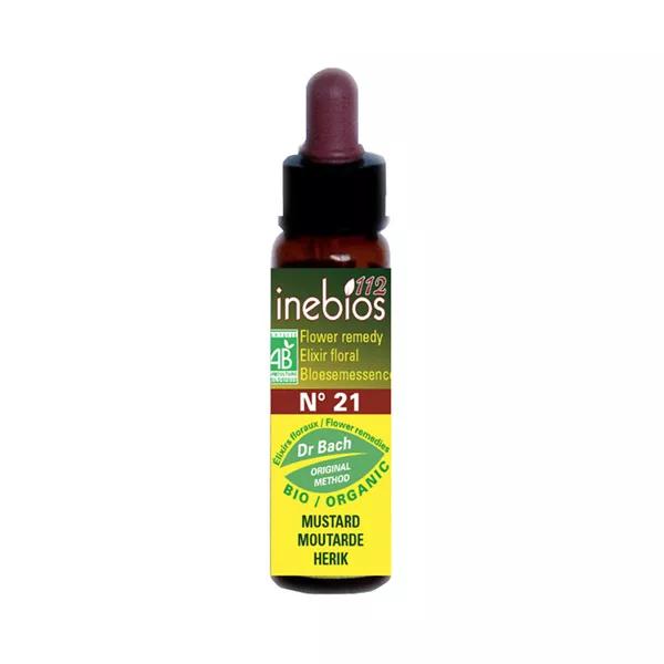 Inebios Fleur de Bach n°21 Mustard - Moutarde Bio 10ml