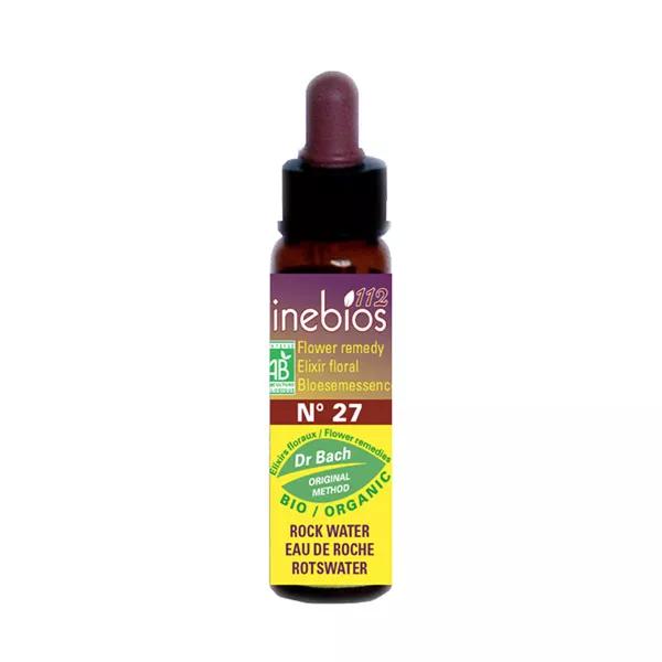 Inebios Fleur de Bach n°27 Rock Water - Eau de Roche Bio 10ml