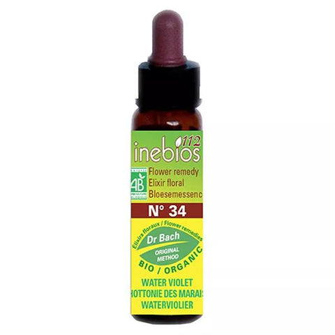 Inebios Bach Flower #34 Water Violet - Organic Water Violet 10ml