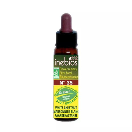 Inebios Fleur de Bach n°35 White Chestnut - Marronnier Blanc Bio 10ml
