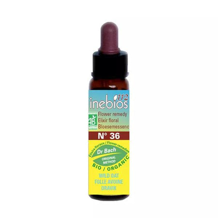 Inebios Fleur de Bach n°36 Wild Oat - Folle Avoine Bio 10ml