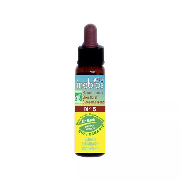 Inebios Fleur de Bach n°5 Cerato - Plumbago Bio 10ml