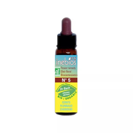 Inebios Fleur de Bach n°5 Cerato - Plumbago Bio 10ml