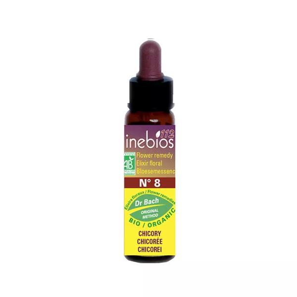 Inebios Fleur de Bach n°8 Chicory - Chicoree Bio 10ml
