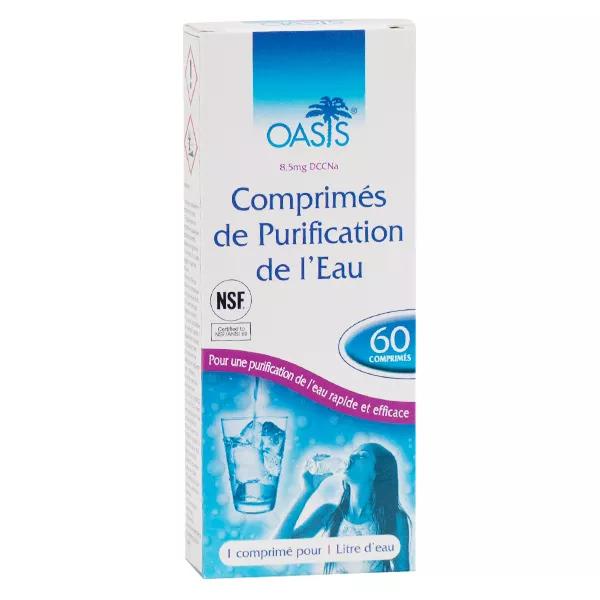 Inebios Oasis Purification de l'eau 60 comprimés