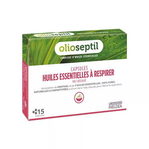 Ineldea Olioseptil Ätherische Öle zum Inhalieren 15 Kapseln