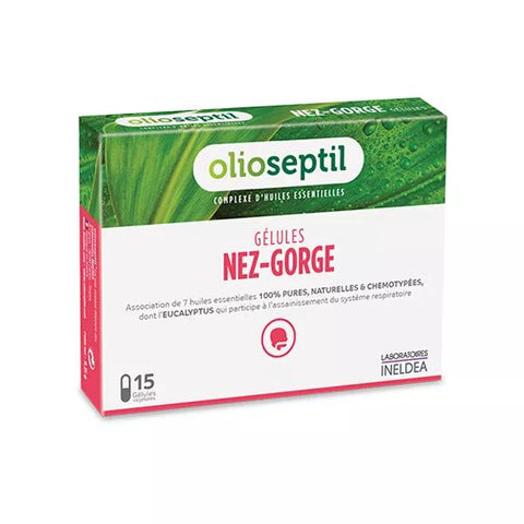 Ineldea Olioseptil Nase-Rachen 15 pflanzliche Kapseln