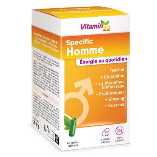 Ineldea Vitamin 22 Specific Homme 60 gélules