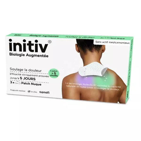 Initiv Nacken-Patch - Bis zu 5 Tage Schmerzlinderung – Packung mit 3 Pflastern