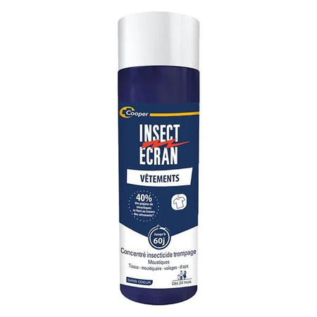 Insect Ecran Trempage vêtements et tissus Solution insecticide 200 ml
