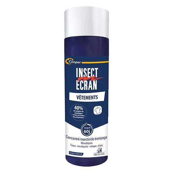 Insect Ecran Trempage vêtements et tissus Solution insecticide 200 ml