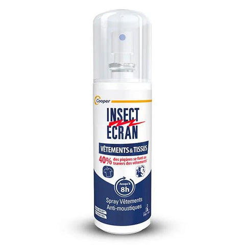 Insect Ecran Mosquito Repellent Spray for Clothes and Fabrics - 100ml