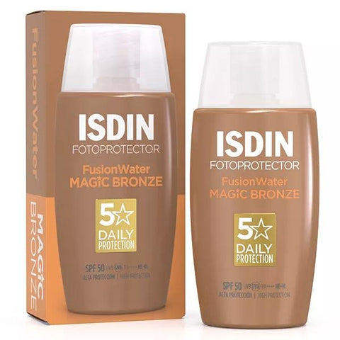 Isdin Fusion Water Color Bronze Getönte Gesichts-Sonnencreme SPF50 50ml