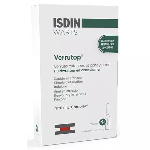 Isdin Warts Verrutop Topische Behandlung 4 Ampullen