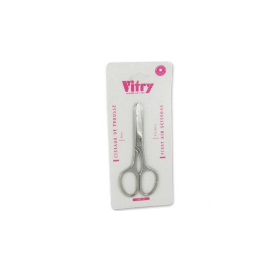 Vitry Ciseaux Premiers Secours Pointe Ronde Inox (1 pièce)