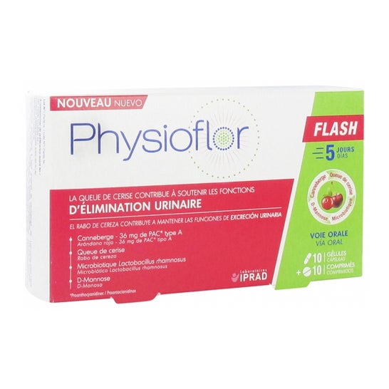 Physioflor Flash 10 comprimés + 10 gélules