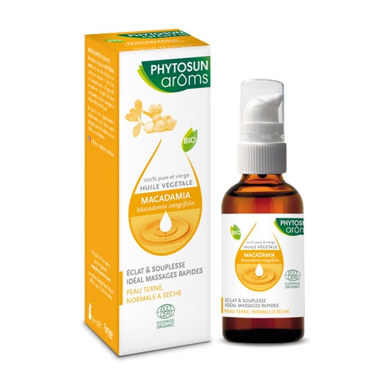 Phytosun Aroms huile végétale bio Macadamia (50 ml)